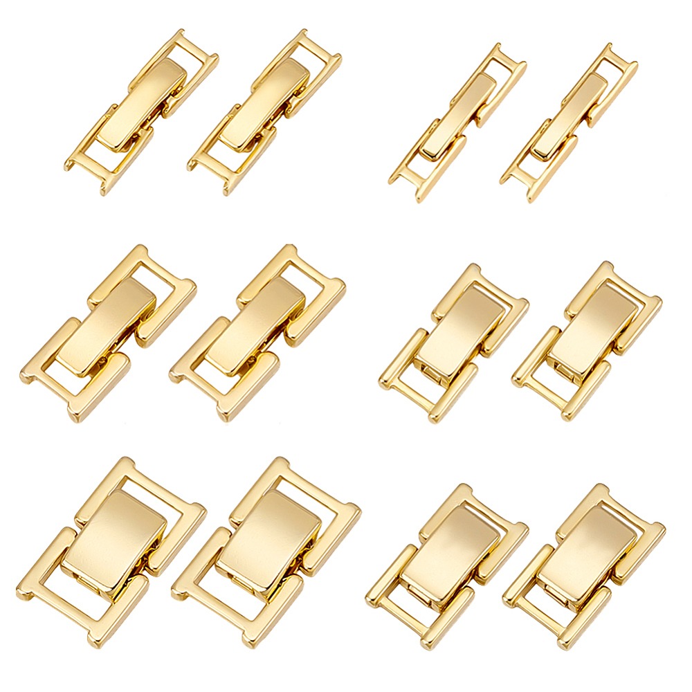Jewelry Watches Gold - 6 Stil Pirinç Saat Kordonu Tokaları