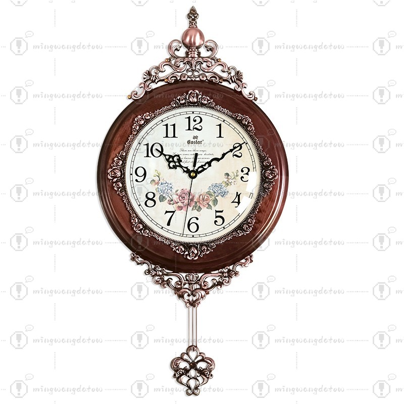 Watches & Jewelry Tsukiu - Avrupa Retro Demir ve Ahşap Duvar