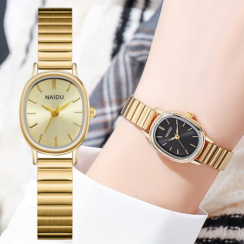 Jewelry Watches Gold - Moda Oval Kadranlı Saatler Kadınlar için
