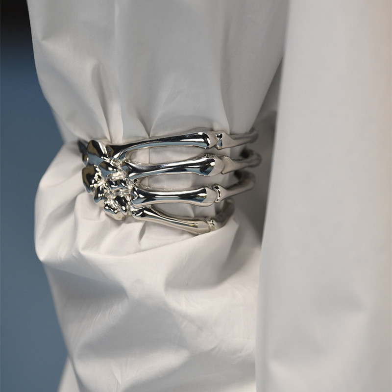 Gothic Skull Ring - Yeni Punk Koyu Kafatası Hayalet Pençe