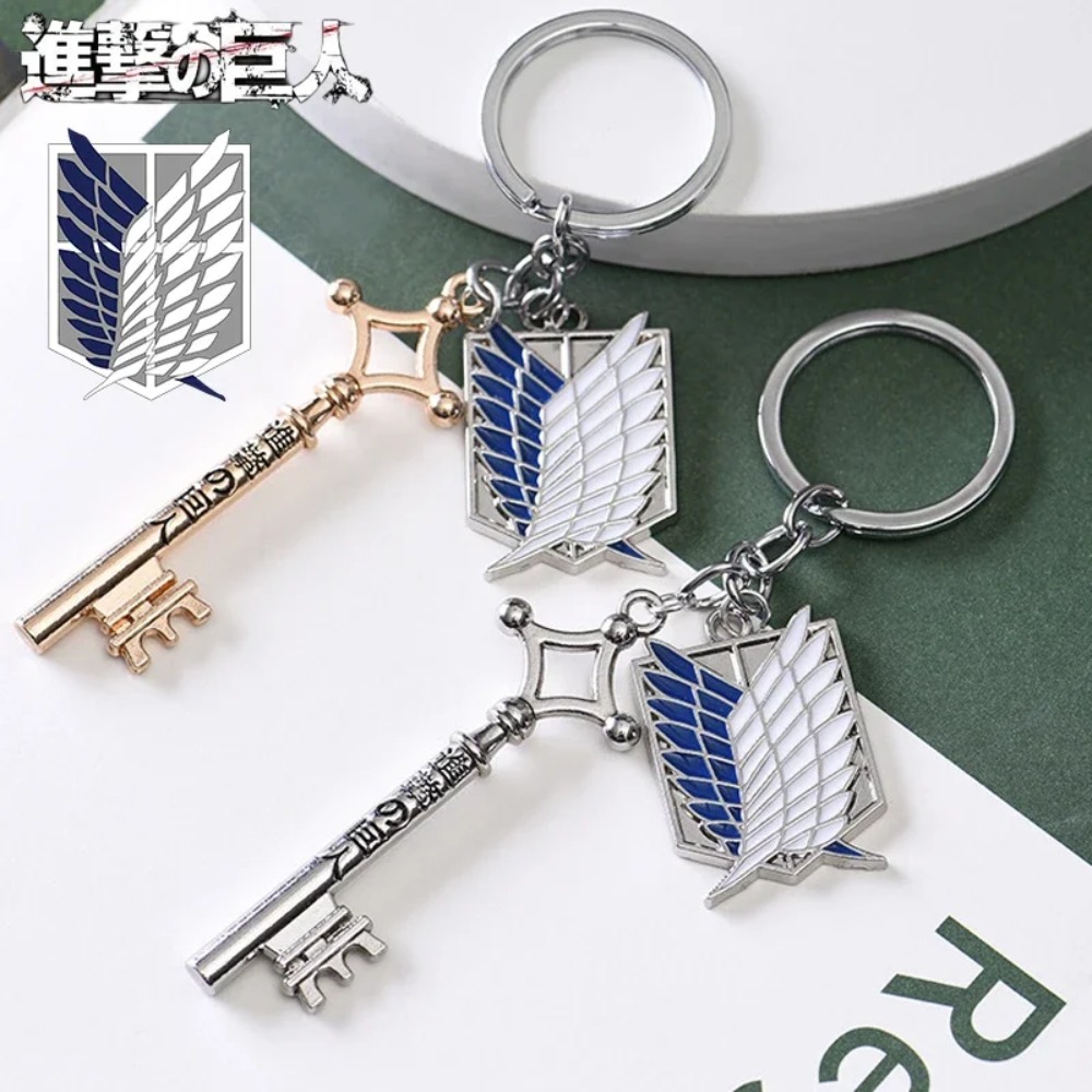 Levi Jewelry & Watches Inc - Attack on Titan Metal Anahtarlıklar Erkek