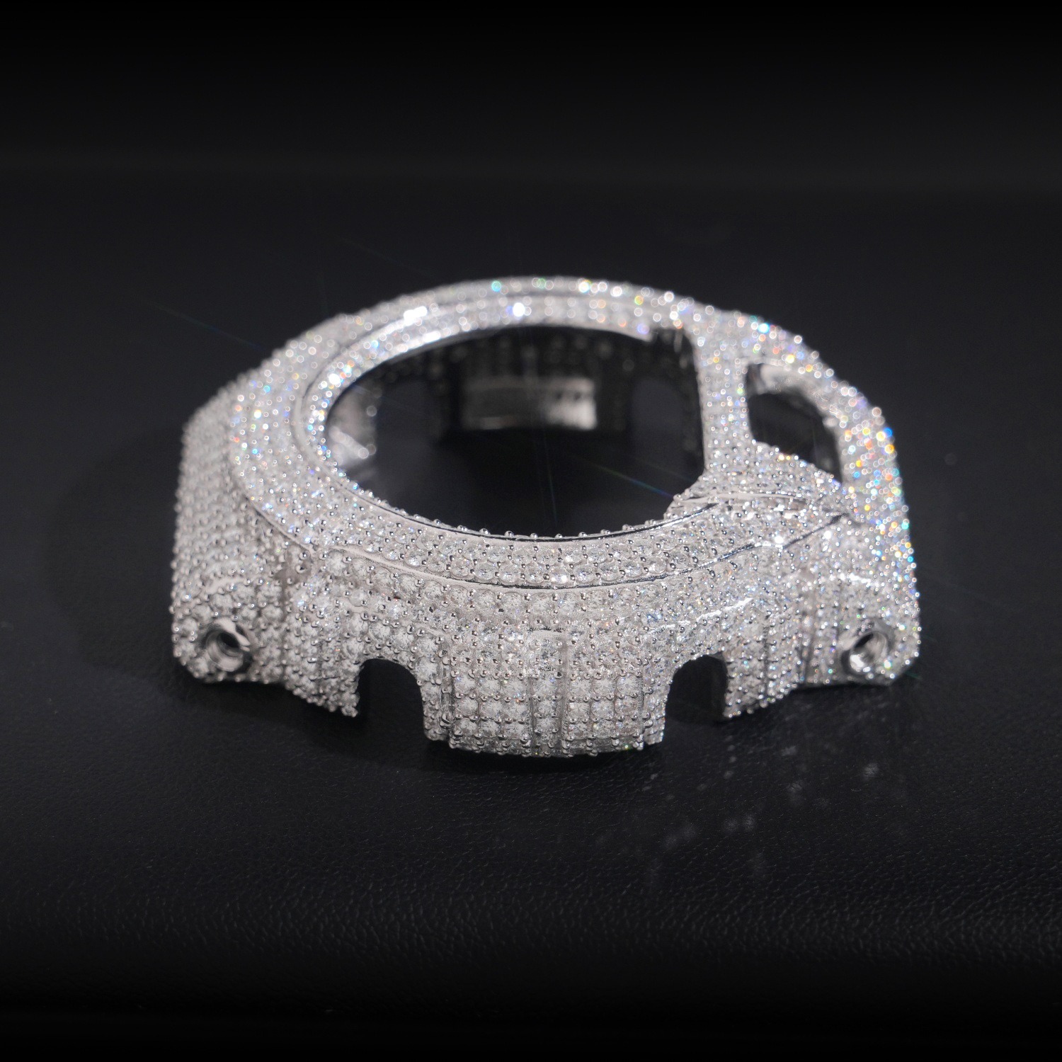 Jewelry Watches Gold - Bling Hip Hop Saat Kasası: Premium