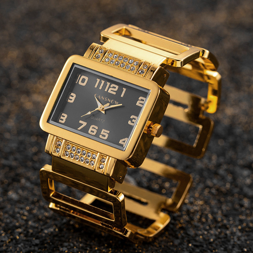 Cansnow Dikdörtgen Bayanlar Ko - Jewelry Watches Gold incelemesi ve fiyatı