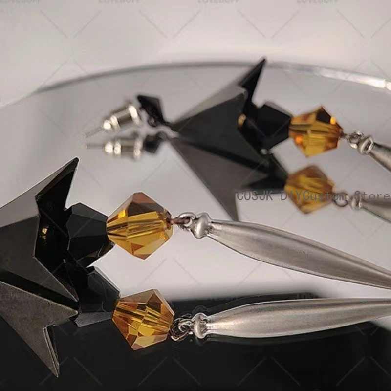 Oyun Genshin Etki Zhongli Cosp - Drop Earrings incelemesi ve fiyatı