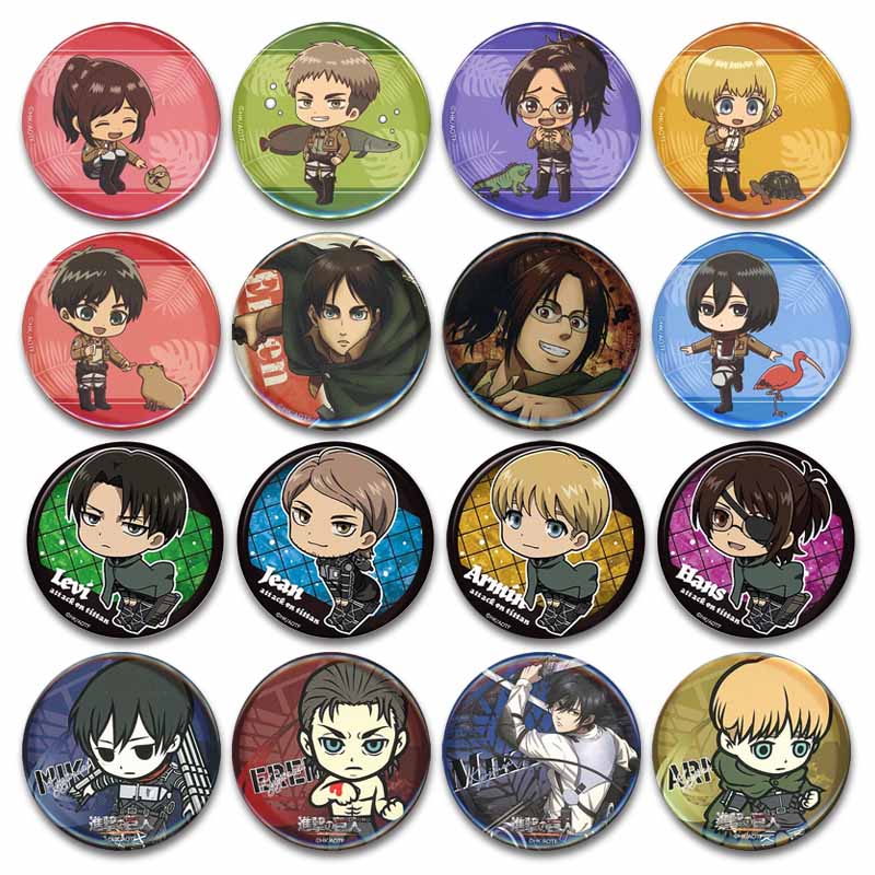 Attack on Titan Lapel Pins Cre - Levi Jewelry & Watches Inc incelemesi ve fiyatı