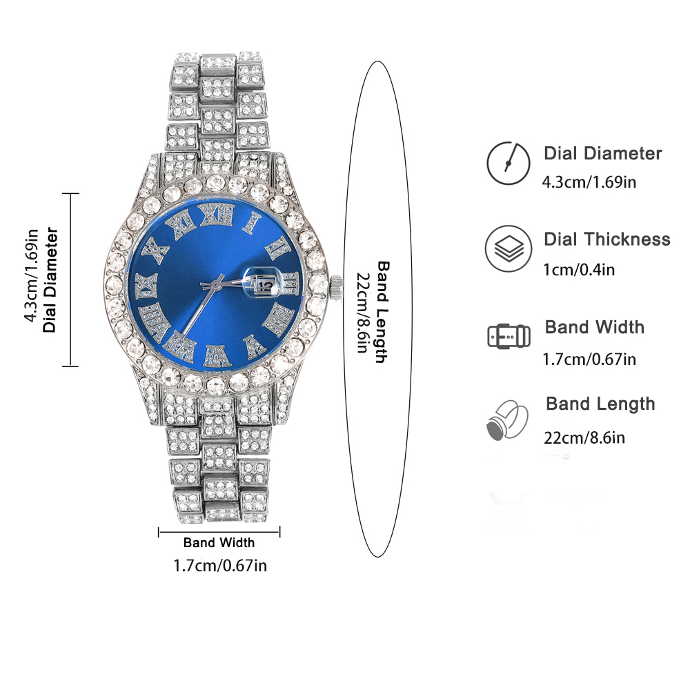 3 adet Hip-Hop İzle Takı Seti  - Jewelry Clasp Watches incelemesi ve fiyatı
