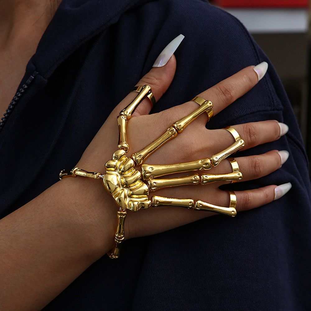 Metal Bileklik Parti Punk Goti - Gothic Skull Ring incelemesi ve fiyatı