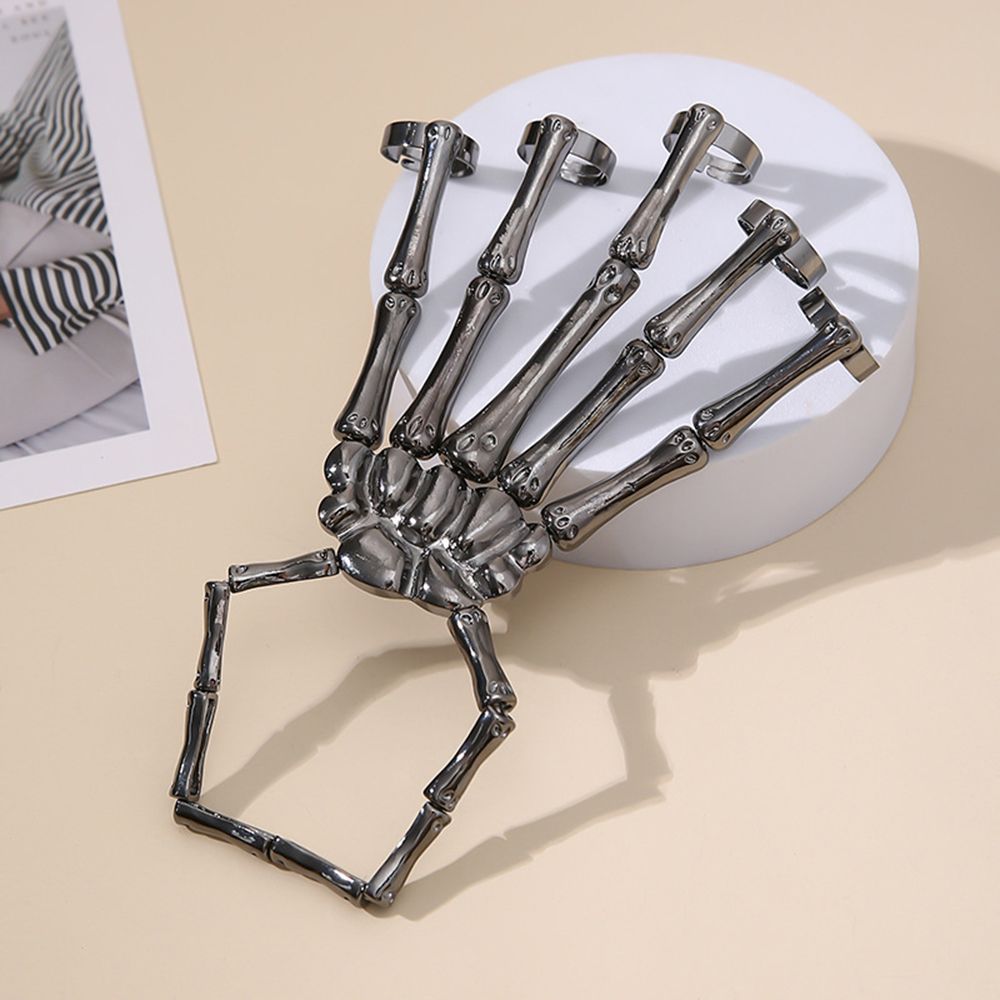 Metal Bileklik Parti Punk Goti - Gothic Skull Ring incelemesi ve fiyatı