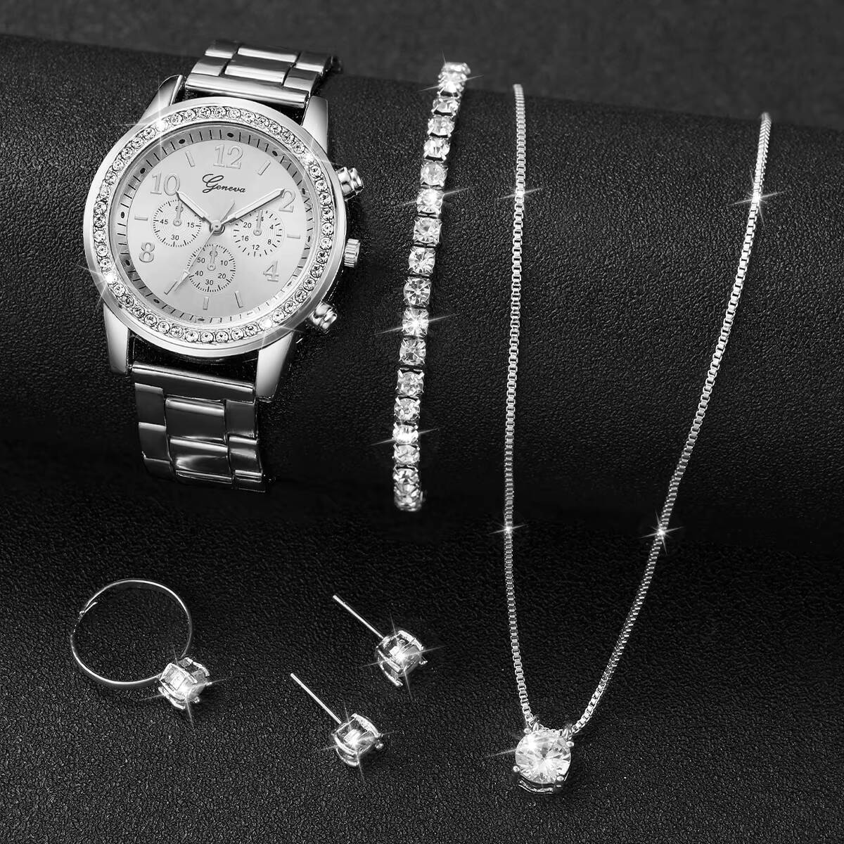 6 adet/takım moda taklidi kadı - Jewelry Clasp Watches incelemesi ve fiyatı