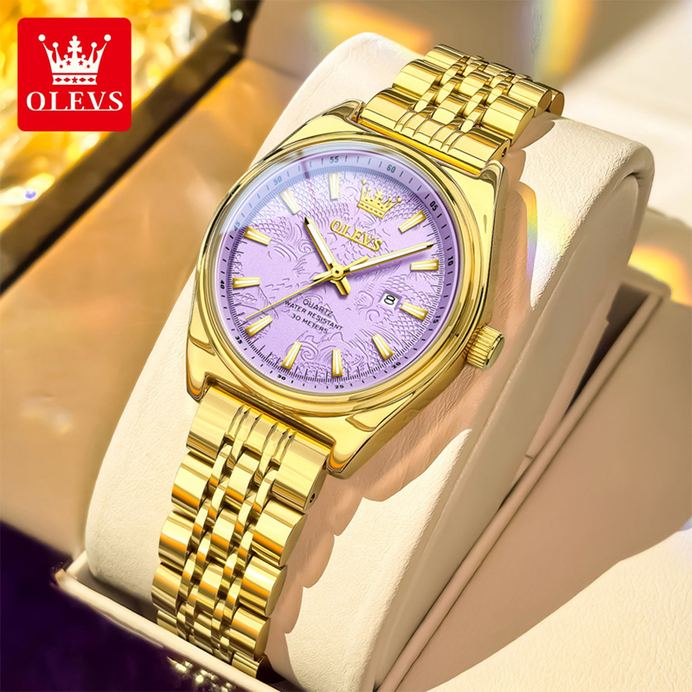 OLEVS Marka Lüks Altın Kadın S - Jewelry Watches Gold incelemesi ve fiyatı