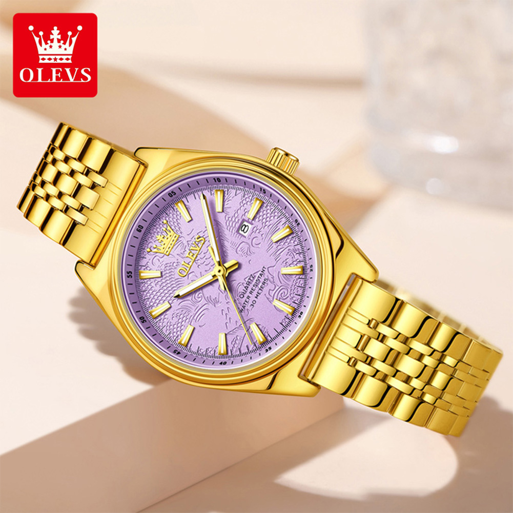 OLEVS Marka Lüks Altın Kadın S - Jewelry Watches Gold incelemesi ve fiyatı