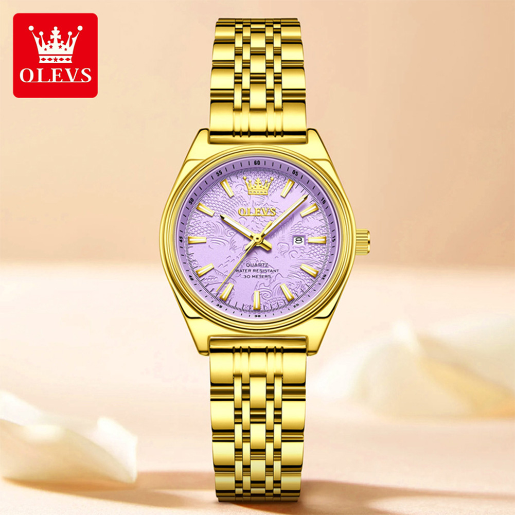 OLEVS Marka Lüks Altın Kadın S - Jewelry Watches Gold incelemesi ve fiyatı
