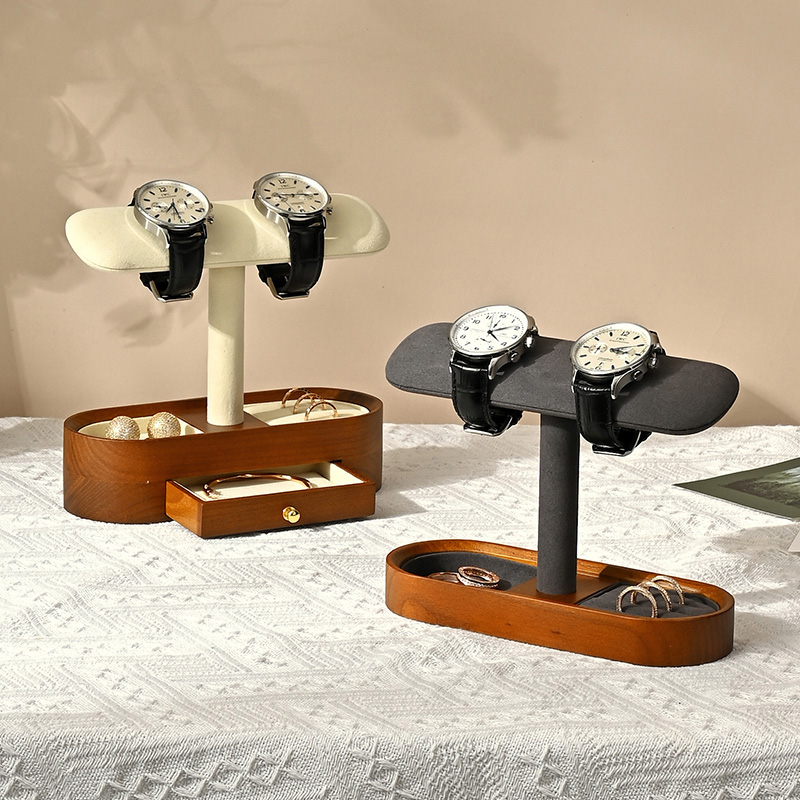 Oirlv katı ahşap saat organiza - Jewelry Stores Watches incelemesi ve fiyatı