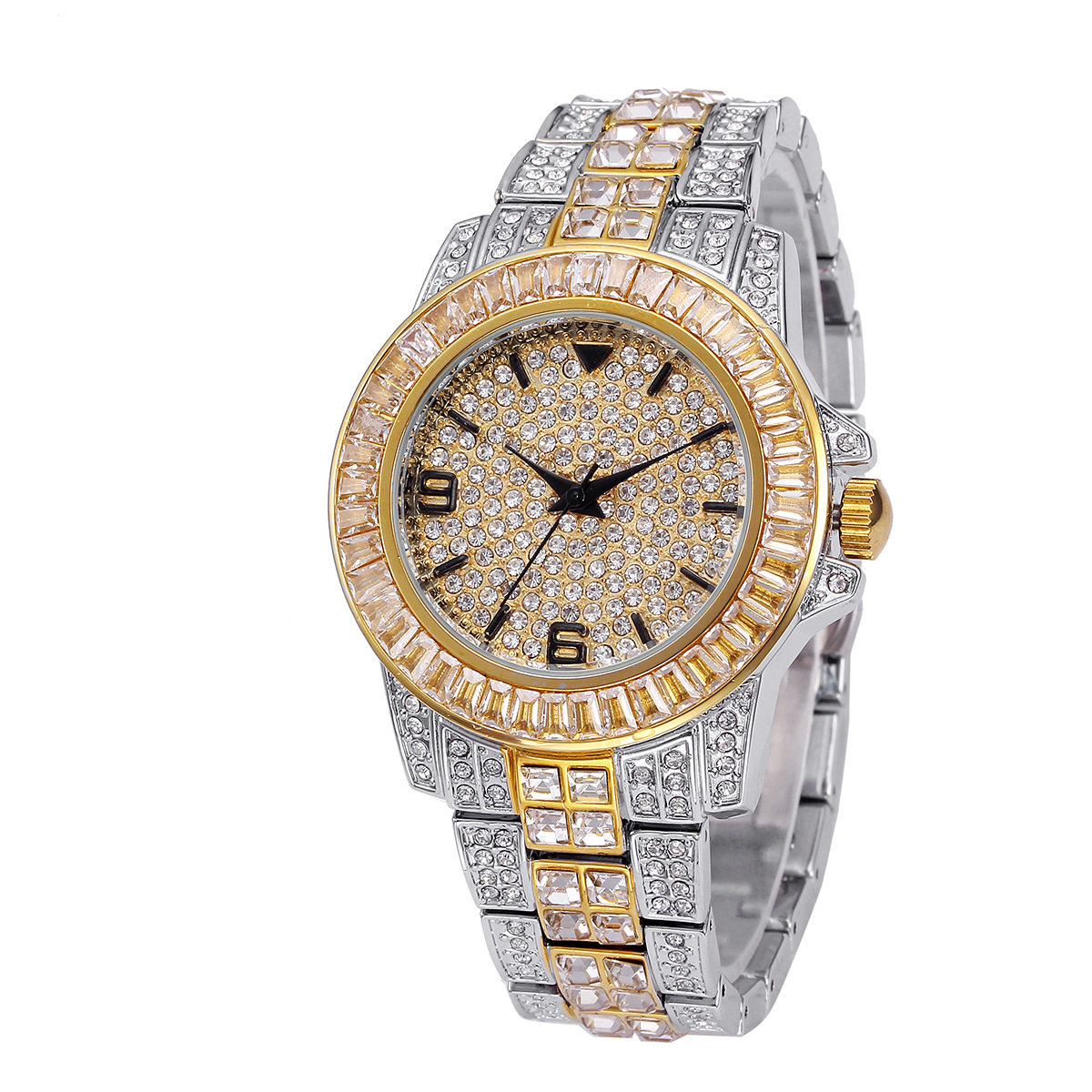 Lüks Tam Taş Kuvars Saatler Er - Jewelry Clasp Watches incelemesi ve fiyatı