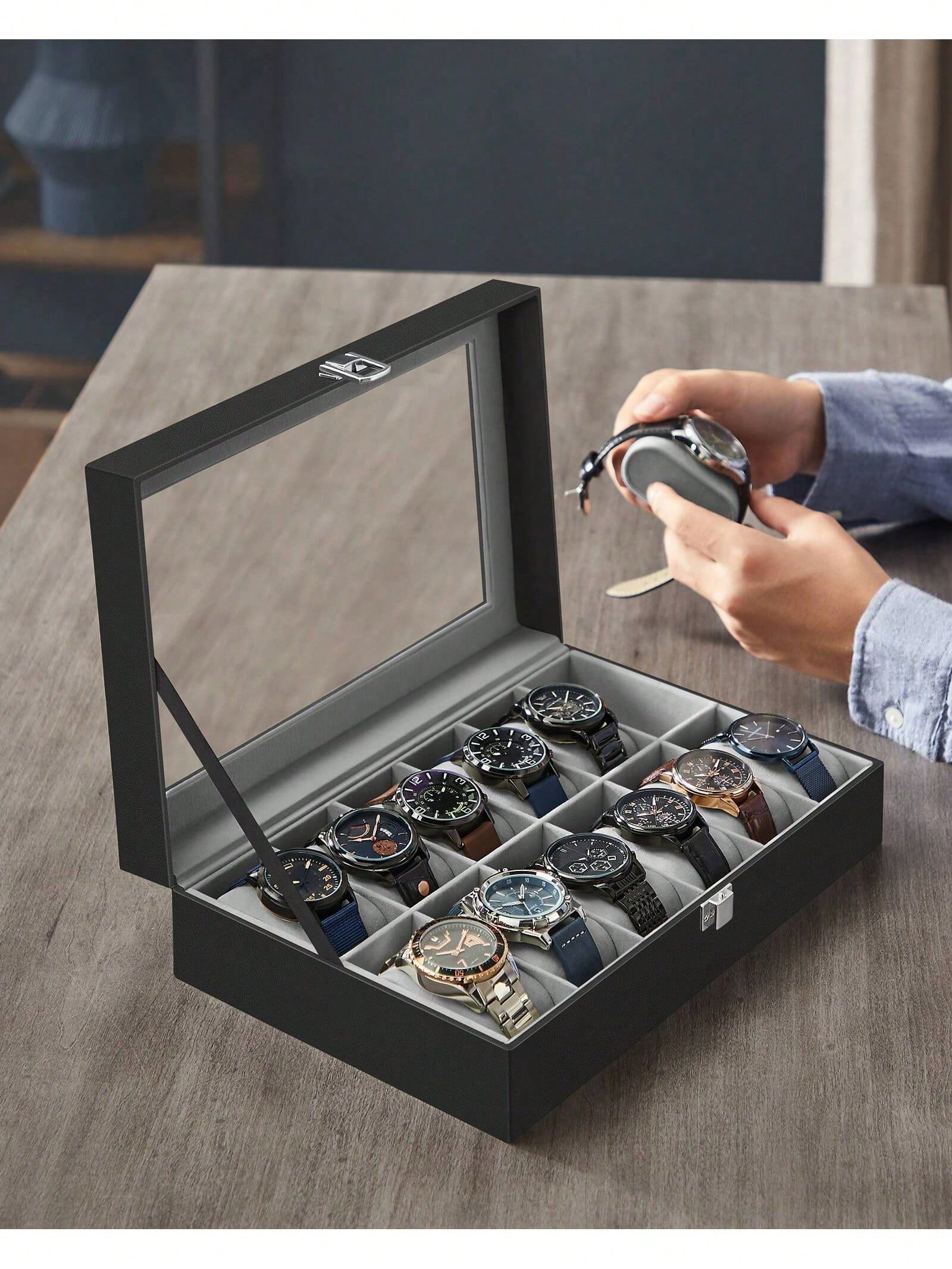 12 Yuvalı Kilitlenebilir Saat  - Jewelry Stores Watches incelemesi ve fiyatı