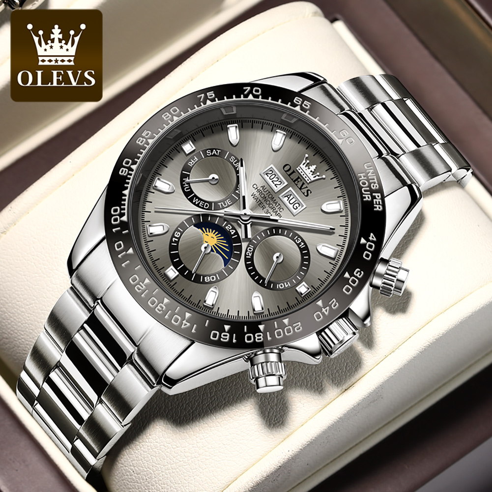 OLEVS 6654 Lüks Erkek Saat Chr - Omega Watch Seamaster incelemesi ve fiyatı