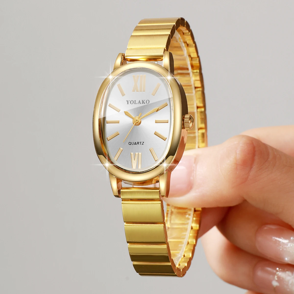 Moda Düzensiz Kadran Kadın Kuv - Jewelry Watches Gold incelemesi ve fiyatı
