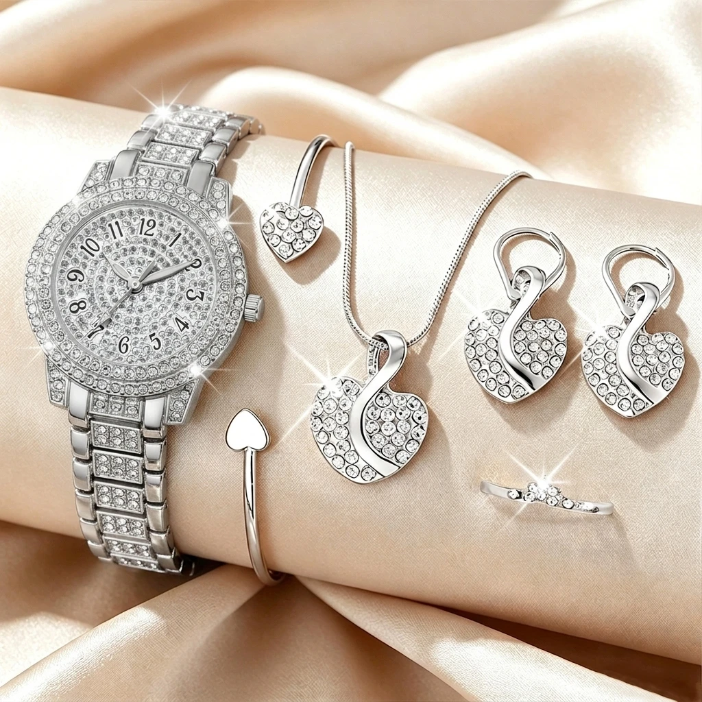6 adet moda taklidi kadın izle - Jewelry Clasp Watches incelemesi ve fiyatı