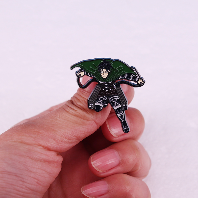 Kan Anime saldırı Titan emaye  - Levi Jewelry & Watches Inc incelemesi ve fiyatı
