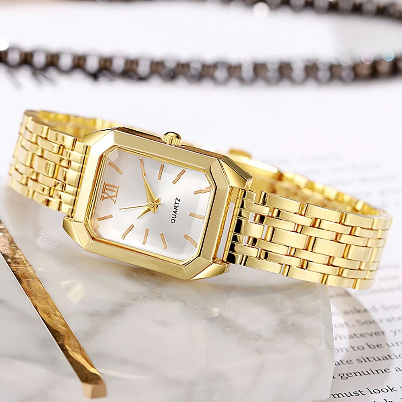 Bayanın kompakt kuvars saati v - Jewelry Clasp Watches incelemesi ve fiyatı