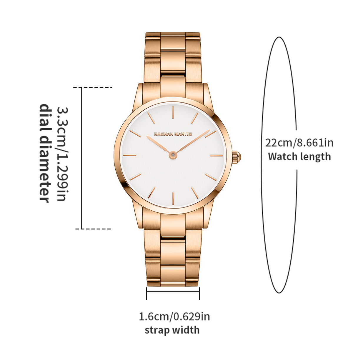 Bayan İzle Gül Altın Paslanmaz - Jewelry Clasp Watches incelemesi ve fiyatı