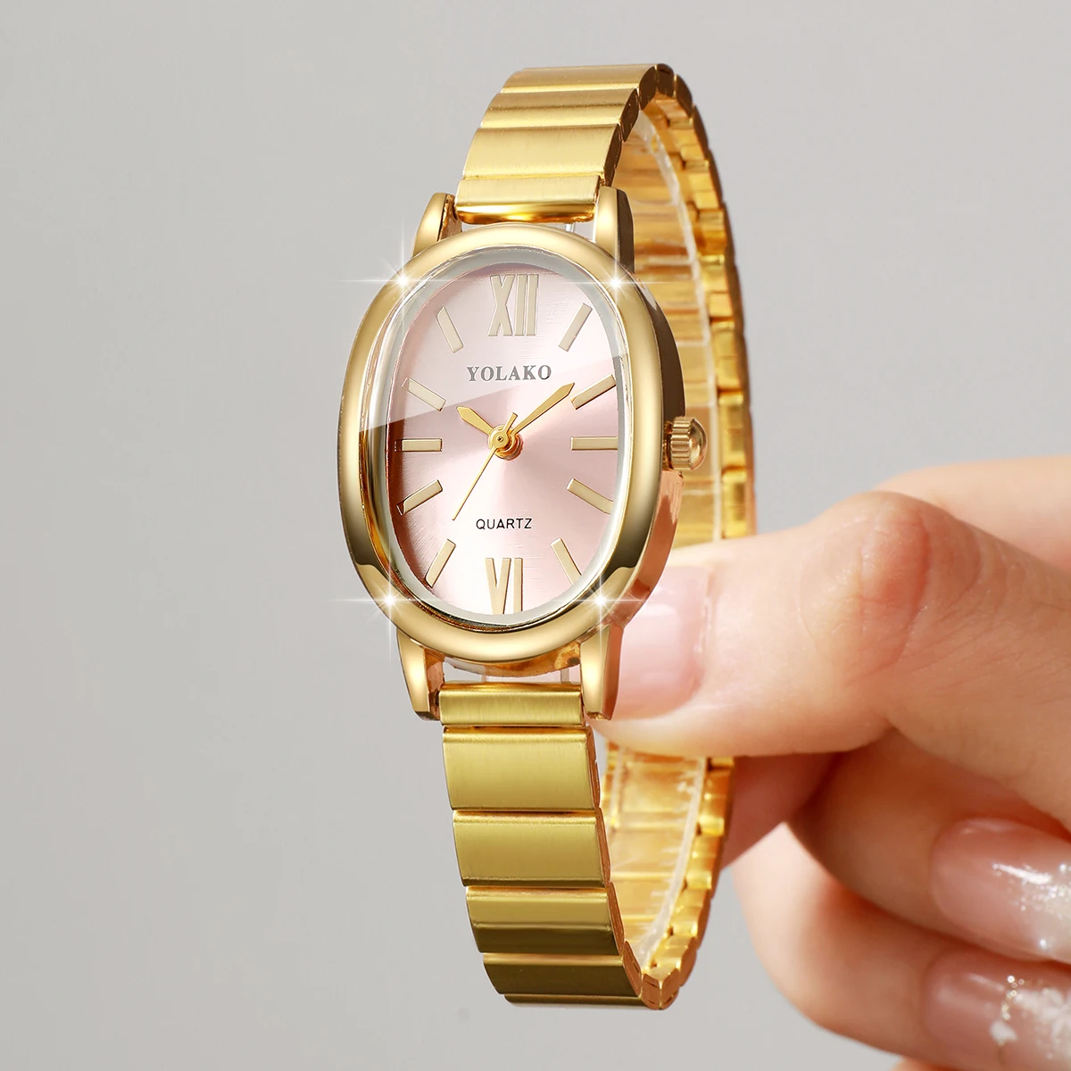 Zarif Pembe Kadran Kadın Saat  - Jewelry Watches Gold incelemesi ve fiyatı
