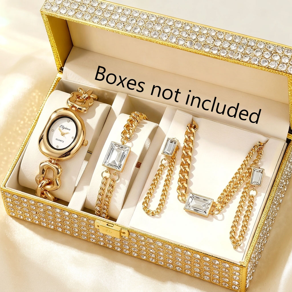 5 Parça Moda Düzensiz Kadın Ku - Jewelry Clasp Watches incelemesi ve fiyatı