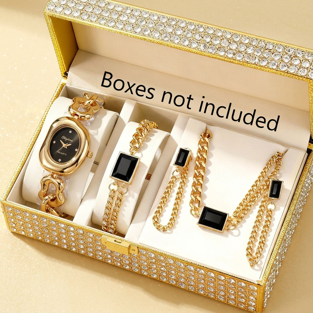 5 Parça Moda Düzensiz Kadın Ku - Jewelry Clasp Watches incelemesi ve fiyatı