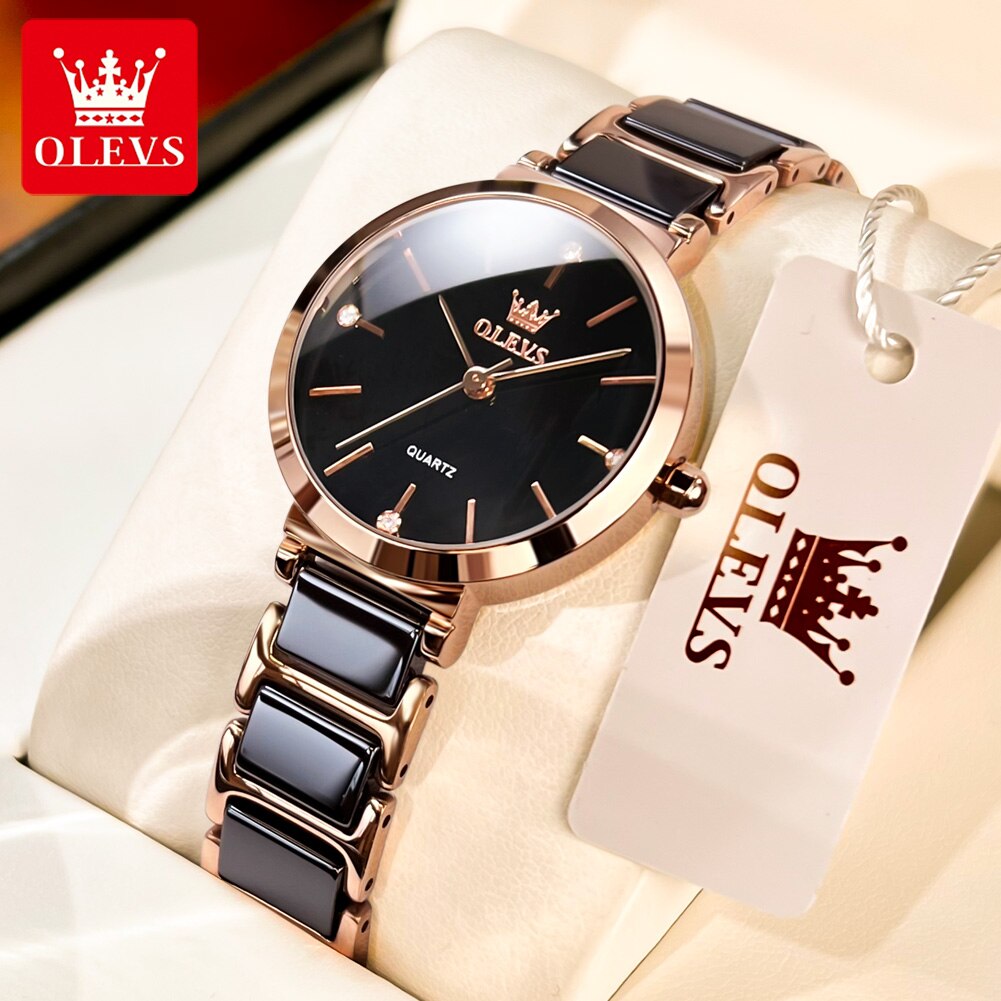 OLEVS moda kadın saatler Relog - Jewelry Watches Gold incelemesi ve fiyatı