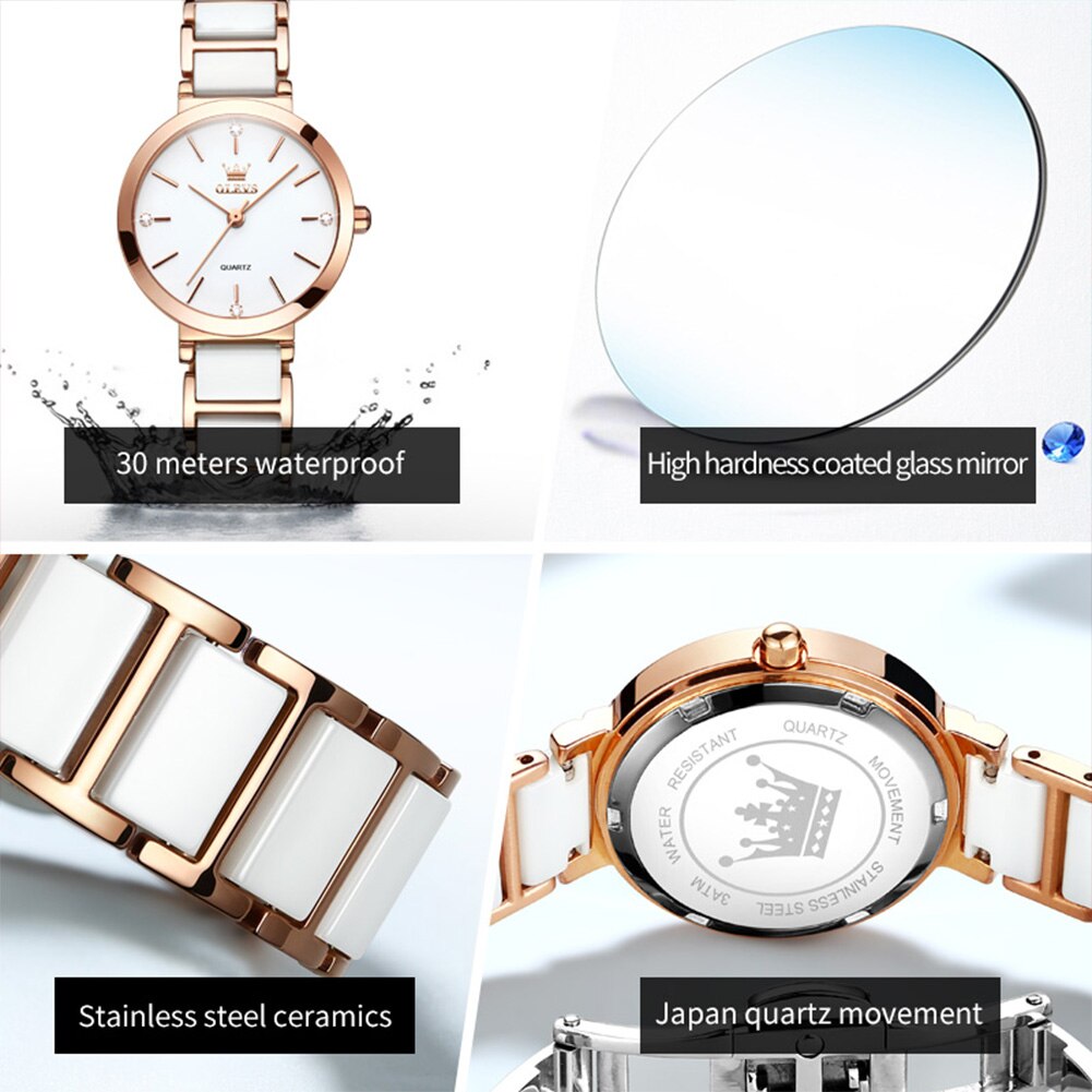 OLEVS moda kadın saatler Relog - Jewelry Watches Gold incelemesi ve fiyatı